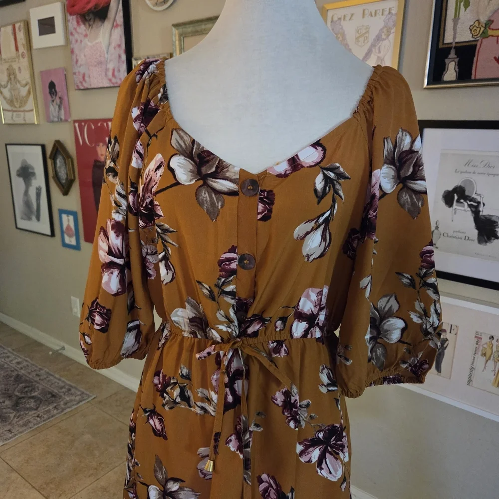 Indulge In‎ Style Sienna Floral Mini Dress NEW